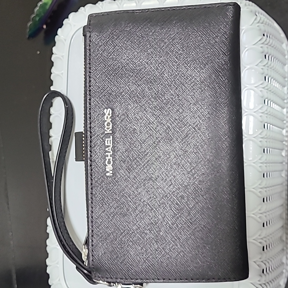 Michael Kors Black Phone Wallet